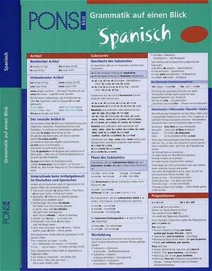 PONS Grammatik auf einen Blick. Spanisch