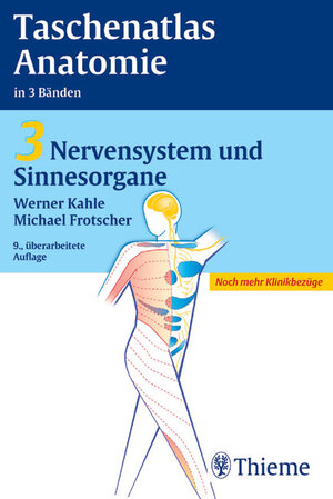 Taschenatlas Anatomie. in 3 Bänden: Taschenatlas der Anatomie 3. Nervensystem und Sinnesorgane: BD 3