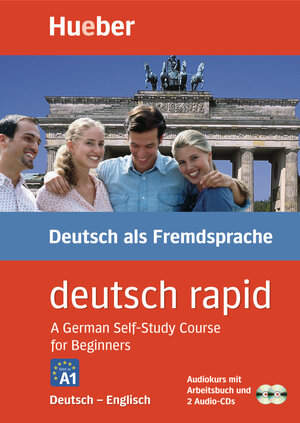 Deutsch rapid, 2 Cassetten und 2 Audio-CDs m. Begleitbuch, Deutsch-Englisch: A German Self-Study Course for Beginners. 2 CDs (116 Min.), 1 Lehrbuch (120 S., illustr)., 1 Grammatikbogen