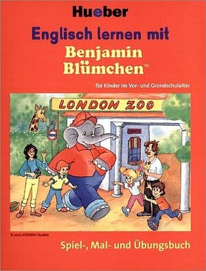 Englisch lernen mit Benjamin Blümchen, Spiel-, Mal- und Übungsbuch