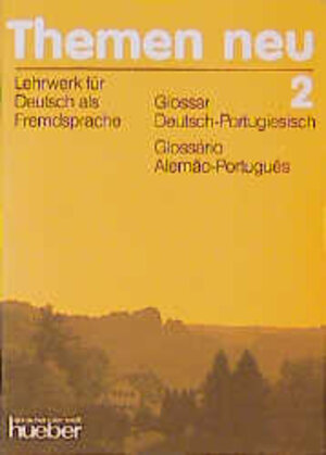 Themen neu, 3 Bde., Glossar Deutsch-Portugiesisch