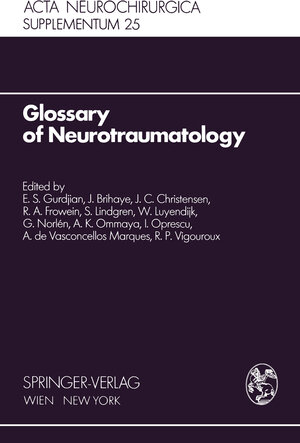 Glossary of Neurotraumatology: 