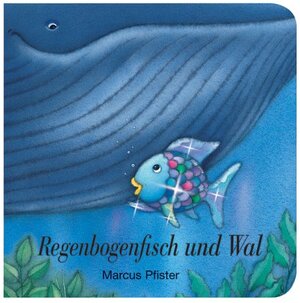 Regenbogenfisch und Wal. Badebuch. Mit Glitzerfolie