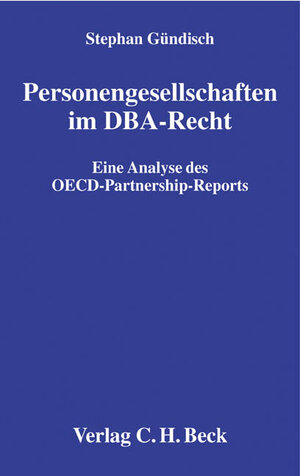 Personengesellschaften im DBA-Recht: Eine Analyse des OECD-Partnership-Reports