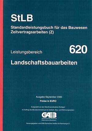 Leistungsbereich 620. Landschaftsbauarbeiten. Mit Preisen in Euro