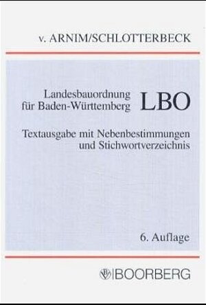 Landesbauordnung für Baden-Württemberg (LBO)