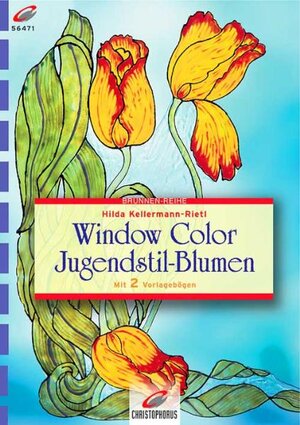 Window Color Jugendstil-Blumen