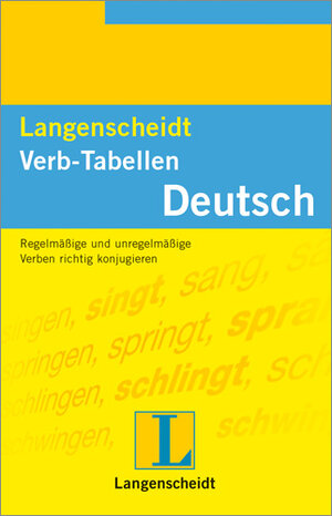 Langenscheidt Verb-Tabellen Deutsch