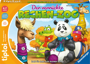 Buchcover tiptoi® Der verrückte Rechen-Zoo - ab 4 Jahre | Kai Haferkamp | EAN 4005556001040 | ISBN 4005556001040 | ISBN 4005556001040