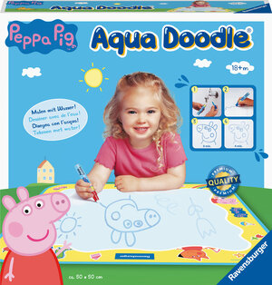 Buchcover Ravensburger ministeps 4195 Aqua Doodle Peppa Pig - Erstes Malen für Kinder ab 18 Monate, Malset für fleckenfreien Malspaß mit Wasser, mit Matte&Stift  | EAN 4005556041954 | ISBN 4005556041954 | ISBN 4005556041954