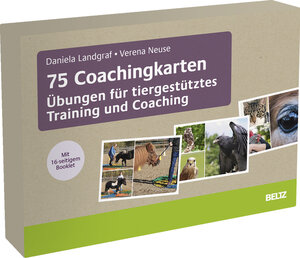 Buchcover 75 Coachingkarten Übungen für tiergestütztes Training und Coaching  | EAN 4019172300371 | ISBN 4019172300371 | ISBN 4019172300371