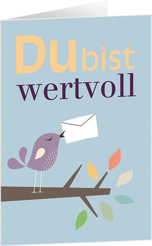 Buchcover CD-Geschenk-Card: Du bist wertvoll  | EAN 4029856285429 | ISBN 4029856285429 | ISBN 4029856285429