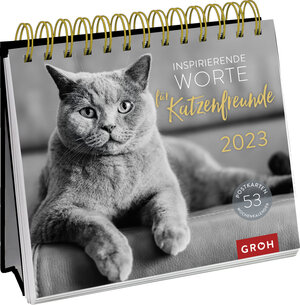 Buchcover Inspirierende Worte für Katzenfreunde 2023 | Groh Verlag | EAN 4036442009772 | ISBN 4036442009772 | ISBN 4036442009772