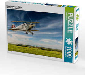 Buchcover Modellflugzeug in Aktion 1000 Teile Puzzle quer | Dieter Gödecke | EAN 4059478241602 | ISBN 4059478241602 | ISBN 4059478241602