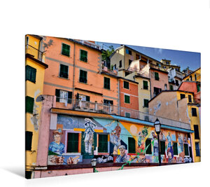 Buchcover Premium Textil-Leinwand 120 cm x 80 cm quer, Le Cinque Terre, Riomaggiore | Wandbild, Bild auf Keilrahmen, Fertigbild auf echter Leinwand, Leinwanddruck | Jutta Heußlein | EAN 4059478511255 | ISBN 4059478511255 | ISBN 4059478511255