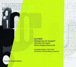 Buchcover Mahagonny. Ein Songspiel / Chansons des Quais / Kleine Dreigroschenmusik  | EAN 4260131640407 | ISBN 4260131640407 | ISBN 4260131640407
