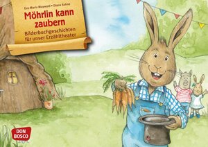 Buchcover Möhrlin kann zaubern. Kamishibai Bildkartenset | Eva-Maria Maywald | EAN 4260179511790 | ISBN 4260179511790 | ISBN 4260179511790
