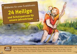 Buchcover 24 Heilige und Schutzpatrone für unsere Jahreskrippe. Kamishibai Bildkartenset. | Martina Groß | EAN 4260179513732 | ISBN 4260179513732 | ISBN 4260179513732