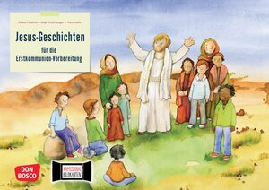 Buchcover Jesus-Geschichten für die Erstkommunion-Vorbereitung. Kamishibai Bildkartenset | Alfons Friedrich SDB | EAN 4260179517662 | ISBN 4260179517662 | ISBN 4260179517662