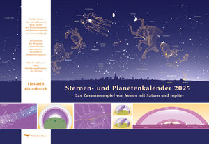 Buchcover Sternen- und Planetenkalender 2025 | Liesbeth Bisterbosch | EAN 4260300470675 | ISBN 4260300470675 | ISBN 4260300470675