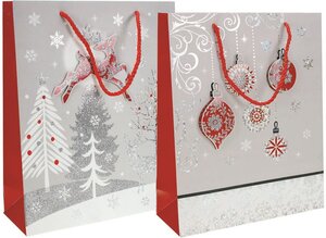 Buchcover Weihnachts-Geschenktasche Mini mit Glitzer  | EAN 4260409635708 | ISBN 4260409635708 | ISBN 4260409635708
