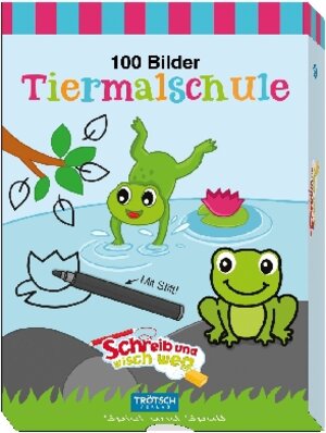 Buchcover Trötsch Tiermalschule Lernkarten Schreib und wisch weg mit Stift  | EAN 4260500165135 | ISBN 4260500165135 | ISBN 4260500165135