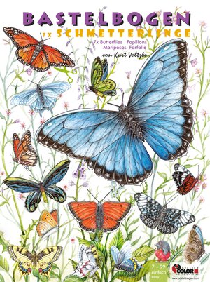Buchcover Schmetterlinge Bastelbogen 7 große Falter zum Basteln & Aufhängen aus Papier  | EAN 4280000272478 | ISBN 4280000272478 | ISBN 4280000272478