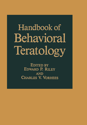 Buchcover Handbook of Behavioral Teratology | EAN 9780306422461 | ISBN 0-306-42246-8 | ISBN 978-0-306-42246-1