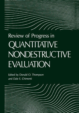 Buchcover Review of Progress in Quantitative Nondestructive Evaluation | EAN 9780306425844 | ISBN 0-306-42584-X | ISBN 978-0-306-42584-4
