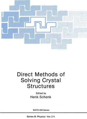 Buchcover Direct Methods of Solving Crystal Structures  | EAN 9780306440403 | ISBN 0-306-44040-7 | ISBN 978-0-306-44040-3