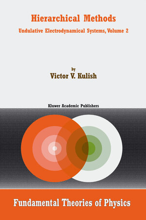 Buchcover Hierarchical Methods | V. Kulish | EAN 9780306480621 | ISBN 0-306-48062-X | ISBN 978-0-306-48062-1