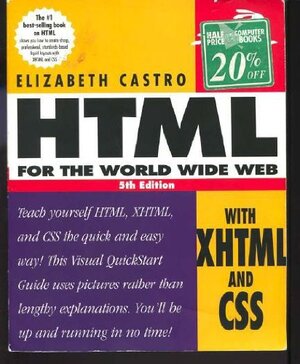 Buchcover HTML for the World Wide Web, English edition: With XHTML and CSS (Visual Quickstart Guides) | Castro, Elizabeth | EAN 9780321130075 | ISBN 0-321-13007-3 | ISBN 978-0-321-13007-5