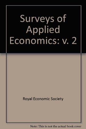 Buchcover Surveys of Applied Economics: v. 2 | Royal Economic Society | EAN 9780333067857 | ISBN 0-333-06785-1 | ISBN 978-0-333-06785-7