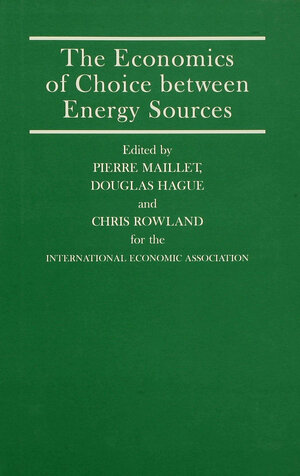 Buchcover The Economics of Choice between Energy Sources  | EAN 9780333423493 | ISBN 0-333-42349-6 | ISBN 978-0-333-42349-3
