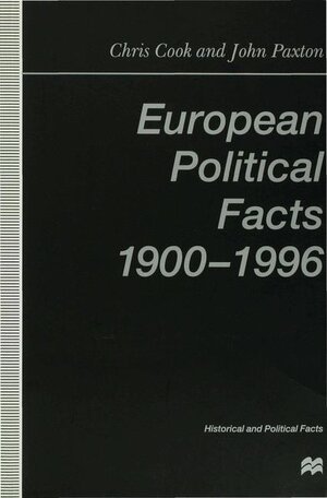 Buchcover European Political Facts 1900-1996 | Chris Cook | EAN 9780333696309 | ISBN 0-333-69630-1 | ISBN 978-0-333-69630-9