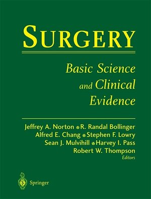 Buchcover Surgery  | EAN 9780387217932 | ISBN 0-387-21793-2 | ISBN 978-0-387-21793-2