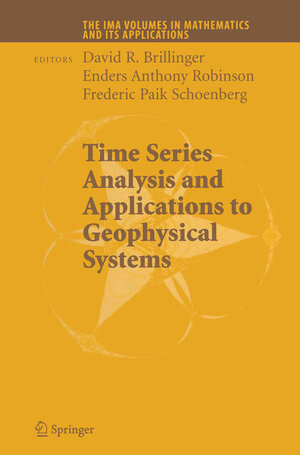 Buchcover Time Series Analysis and Applications to Geophysical Systems | EAN 9780387223117 | ISBN 0-387-22311-8 | ISBN 978-0-387-22311-7