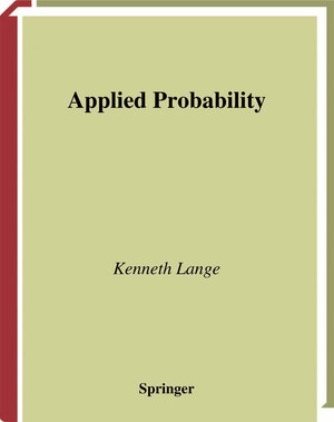 Buchcover Applied Probability | Kenneth Lange | EAN 9780387227115 | ISBN 0-387-22711-3 | ISBN 978-0-387-22711-5