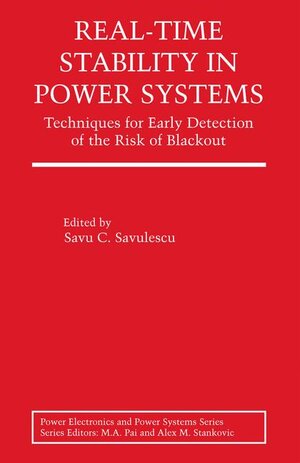 Buchcover Real-Time Stability in Power Systems | EAN 9780387256269 | ISBN 0-387-25626-1 | ISBN 978-0-387-25626-9