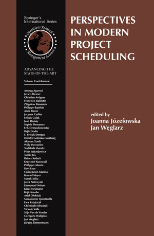 Buchcover Perspectives in Modern Project Scheduling  | EAN 9780387336435 | ISBN 0-387-33643-5 | ISBN 978-0-387-33643-5