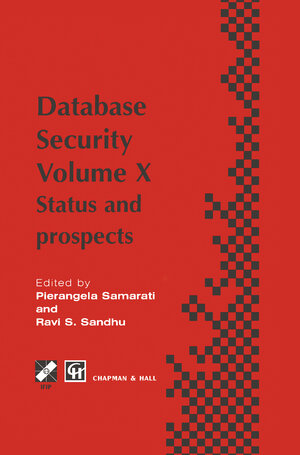 Buchcover Database Security X | EAN 9780387351674 | ISBN 0-387-35167-1 | ISBN 978-0-387-35167-4
