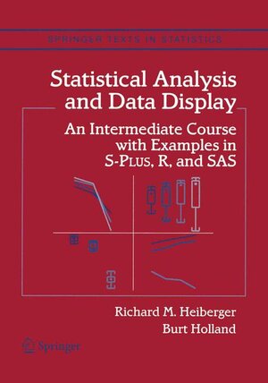 Buchcover Statistical Analysis and Data Display | Richard M. Heiberger | EAN 9780387402703 | ISBN 0-387-40270-5 | ISBN 978-0-387-40270-3