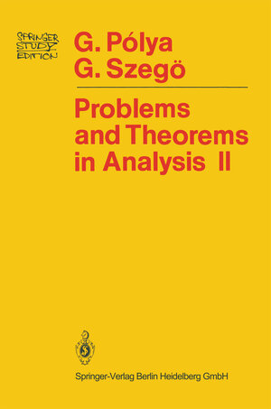 Buchcover Problems and Theorems in Analysis | Georg Polya | EAN 9780387902913 | ISBN 0-387-90291-0 | ISBN 978-0-387-90291-3