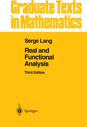 Buchcover Real and Functional Analysis | Serge Lang | EAN 9780387940014 | ISBN 0-387-94001-4 | ISBN 978-0-387-94001-4