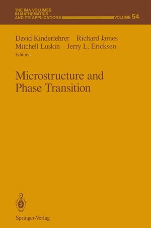 Buchcover Microstructure and Phase Transition | EAN 9780387941127 | ISBN 0-387-94112-6 | ISBN 978-0-387-94112-7