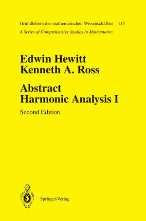 Buchcover Abstract Harmonic Analysis | Edwin Hewitt | EAN 9780387941905 | ISBN 0-387-94190-8 | ISBN 978-0-387-94190-5