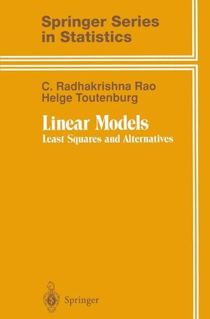 Buchcover Linear Models | C.Radhakrishna Rao | EAN 9780387945620 | ISBN 0-387-94562-8 | ISBN 978-0-387-94562-0