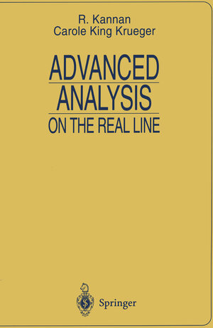Buchcover Advanced Analysis | R. Kannan | EAN 9780387946429 | ISBN 0-387-94642-X | ISBN 978-0-387-94642-9