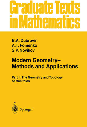 Buchcover Modern Geometry— Methods and Applications | B.A. Dubrovin | EAN 9780387961620 | ISBN 0-387-96162-3 | ISBN 978-0-387-96162-0