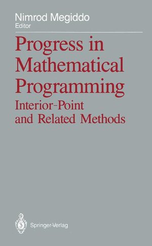 Buchcover Progress in Mathematical Programming | EAN 9780387968476 | ISBN 0-387-96847-4 | ISBN 978-0-387-96847-6